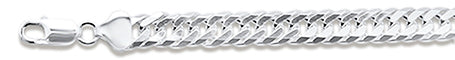 <span>CLOSEOUT 20% OFF! </span>160 9.2MM DOUBLE Link .925 Sterling Silver Chain 8-28" Available NEW