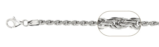 070 3.5MM Rope Chain .925 Solid Sterling Silver Size 30"