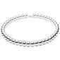 <span>CLOSEOUT 20% OFF! </span>5MM Ball Bead Chain .925  Solid Sterling Silver Sizes 7-8" and 16-20"