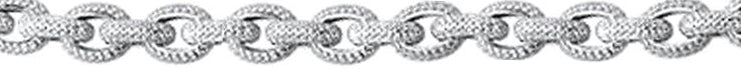 Micro Pave Circle Link Chains
