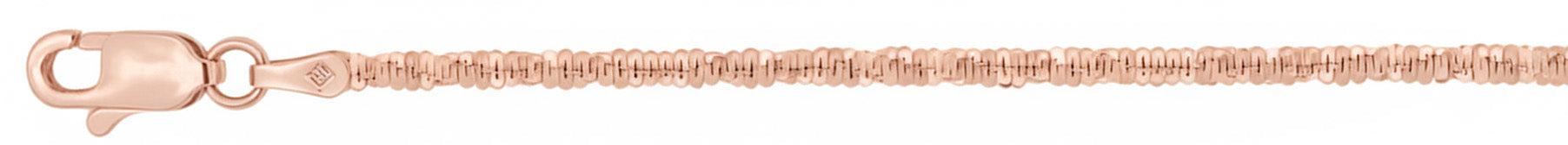 Rose gold plated Criss Cross Chain