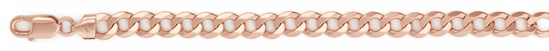 Rose Gold Plated Curb Chain