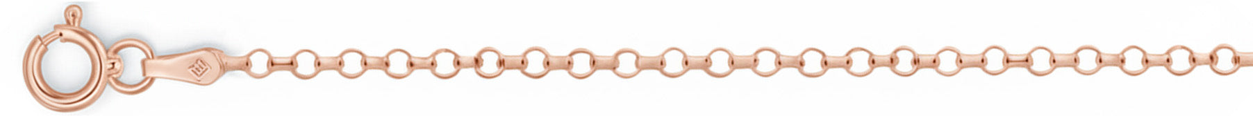 Rose gold plated Rolo Chain