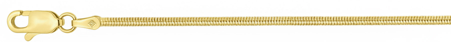 Yellow Gold Plated Snake Chain