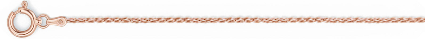 Rose Gold Plated Wheat Chain