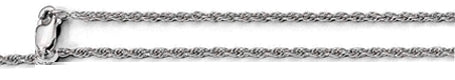 Adjustable Rhodium Rope