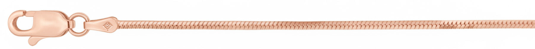 8 Sides Snake Rose Gold