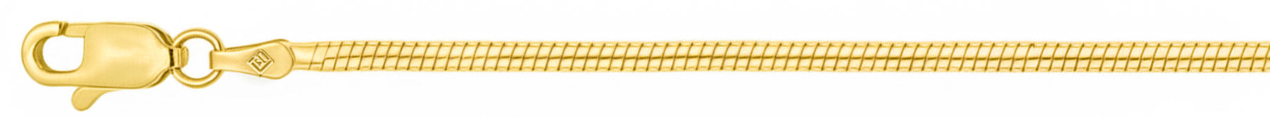 Yellow Gold Omega Chains