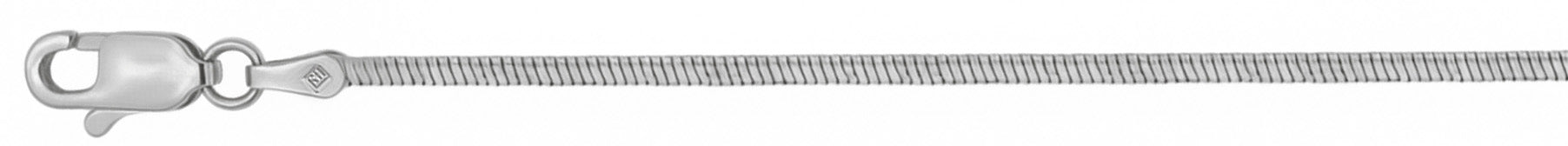 Square Snake Rhodium