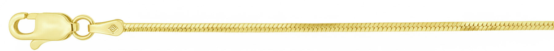 8 Sides Snake Yellow Gold