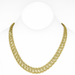 <span style="color:purple">SPECIAL!</span> 11MM 10.60ct 14KT Yellow Gold Diamond Round Cuban Necklace 24"