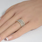 <span style="color:purple">SPECIAL!</span> .96ct G SI 14K Yellow Gold Round & Baguette Diamond Ring