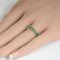 <span style="color:purple">SPECIAL!</span>1.79ct G SI 14K Yellow Gold Emerald Gemstone Band Ring Size 6.5