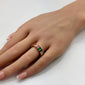 <span style="color:purple">SPECIAL!</span> 4.38ct G SI 14K Yellow Gold Diamond & Multi Color Gemstone Band Ring Size 6.5