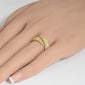 <span style="color:purple">SPECIAL!</span> .62ct G SI 14K Yellow Gold Diamond Wrap Arround Band Ring Size 6.5