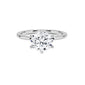 <span style="color:purple">SPECIAL!</span> 1.73ct G SI 14K White Gold Round Diamond Solitaire Ring Size 6.5