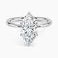 <span style="color:purple">SPECIAL!</span> .80ct F SI 14K White Gold Marquise Diamond Solitaire Ladies Ring