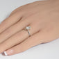 <span style="color:purple">SPECIAL!</span> 1.02ct G SI 14K White Gold Pear Shape Diamond Solitaire Ladies Ring