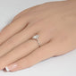 <span style="color:purple">SPECIAL!</span>.60ct G SI 14K White Gold Marquise Diamond Solitaire Ladies Ring
