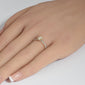 <span style="color:purple">SPECIAL!</span>.59ct G SI 14K Yellow Gold Emerald Cut Diamond Engagement Ring Size 6.5