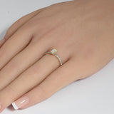 .59ct G SI 14K Yellow Gold Emerald Cut Diamond Engagement Ring Size 6.5