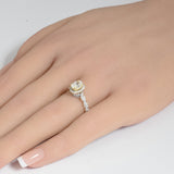 <span style="color:purple">SPECIAL!</span> 1.08ct G SI 14K Yellow Gold Oval Shape Diamond Engagement Ring