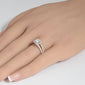 <span style="color:purple">SPECIAL!</span> 1.52ct G SI Center 1.00ct White Gold Diamond Princess Cut Engagement Ring