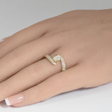 1.01ct G SI 14K Yellow Gold Modern Emerald Cut Diamond Engagement Solitaire Ring Size 6.5