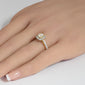 <span style="color:purple">SPECIAL!</span> 1.00ct G SI 14K Yellow Gold Diamond Engagement Ring Size 6.5