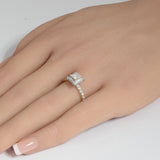 .50ct G SI 14K Yellow Gold Princess Cut Diamond Engagement Ring Size 6.5