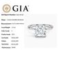 <span style="color:purple">SPECIAL!</span> .52ct G SI 14K White Gold GIA Certified Cushion Shape Diamond Solitaire Ladies Ring