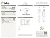 <span style="color:purple">¡ESPECIAL!</span> Anillo solitario de oro blanco de 14K con diamante talla radiante de 1,01 ct I-SI1 CERTIFICADO por GIA, tamaño de banda 7