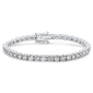 <span style="color:purple">SPECIAL!</span> 8.72ct 14K White Gold Diamond Tennis Bracelet 7"