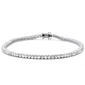 <span style="color:purple">SPECIAL!</span> .98ct 14KT White Gold Diamond Tennis Bracelet 6.1"