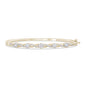 <span>DIAMOND CLOSEOUT! </span> .68ct G SI 14K Yellow Gold Diamond Infinity Bangle Bracelet