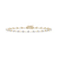 <span style="color:purple">SPECIAL!</span> 1.16ct G SI 14K Yellow Gold Diamond Link Bracelet 7" Long