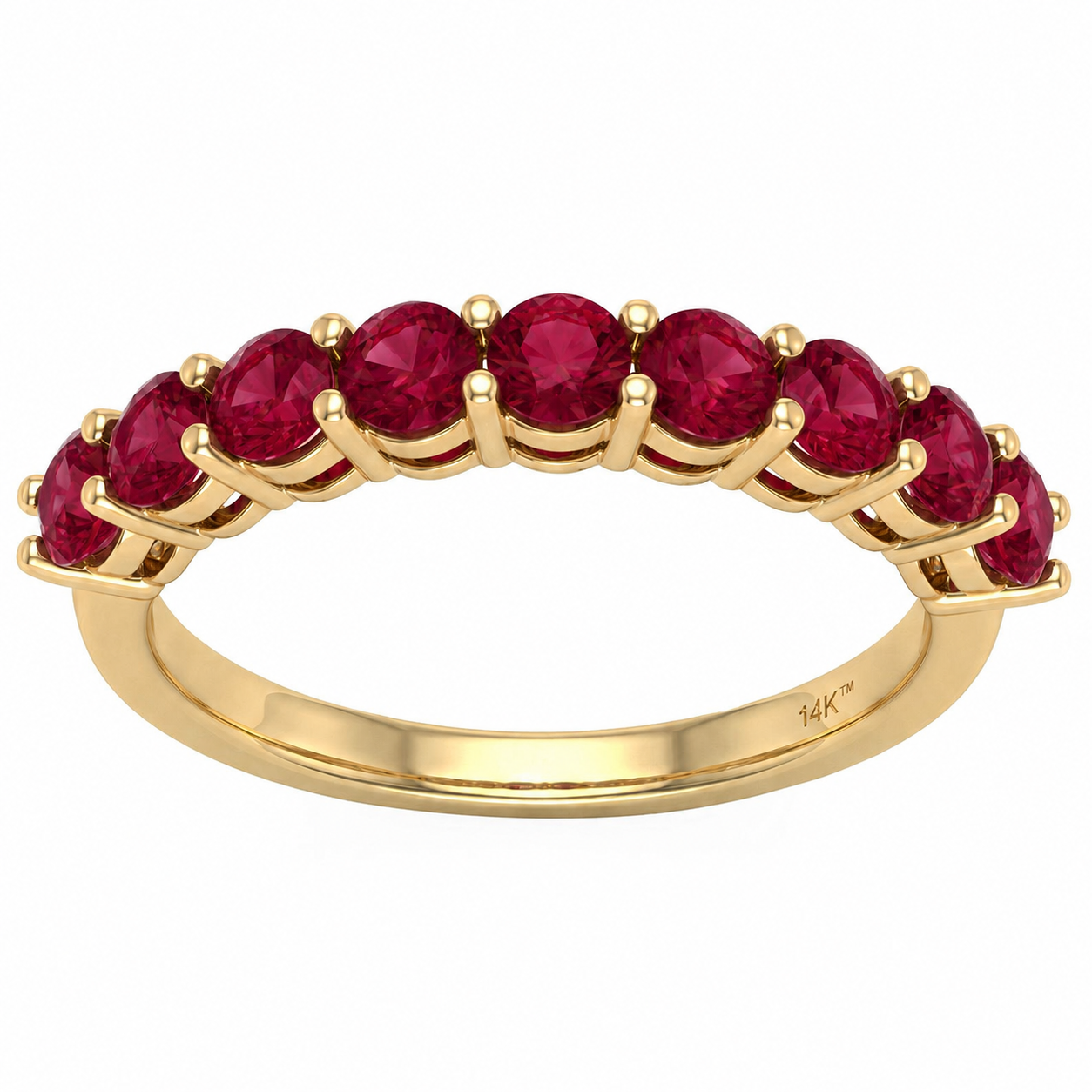 <span style="color:purple">SPECIAL!</span> 1.25ct G SI 14kt Yellow Gold Ruby Gemstone Ring Size 6.5