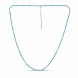 <span style="color:purple">¡ESPECIAL!</span>Collar con colgante de turquesa de oro amarillo de 14 quilates, 6,49 ct G SI, con cadena de 16+2" de largo