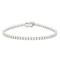 <span style="color:purple">SPECIAL!</span>4.10ct G SI 14KT White Gold Diamond Tennis Bracelet 7" Long
