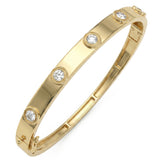 <span style="color:purple">SPECIAL!</span> .65ct G SI 14kt Yellow Gold Diamond Bangle Bracelet