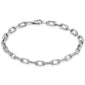 <span style="color:purple">SPECIAL!</span> 1.78ct G SI 14K White Gold Diamond Paperclip Style Bracelet 7.5" Long