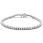 <span style="color:purple">SPECIAL!</span> 7.94ct 14K White Gold Diamond Tennis Bracelet 7"