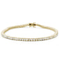 <span style="color:purple">SPECIAL!</span> 1.99ct 14K Yellow Gold Diamond Tennis Bracelet 7"