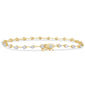 <span>DIAMOND CLOSEOUT! </span> 1.55ct G SI 14K Yellow Gold Diamond Bezel Style Bracelet 7"