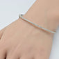 <span style="color:purple">SPECIAL!</span> 1.00ct G SI 14K White Gold Diamond Bangle Bracelet