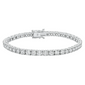 <span style="color:purple">SPECIAL!</span> 15.01ct 14KT White Gold Diamond Tennis Bracelet 7"
