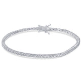 3.00ct 14KT White Gold Diamond Tennis Bracelet 7"