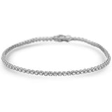 1.03ct 14K White Gold Diamond Tennis Bracelet 7"