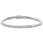 <span style="color:purple">SPECIAL!</span>2.75ct 14KT White Gold Diamond Tennis Bracelet 7"