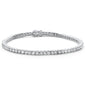 <span style="color:purple">SPECIAL!</span> 3.16ct 14KT White Gold Diamond Tennis Bracelet 7"